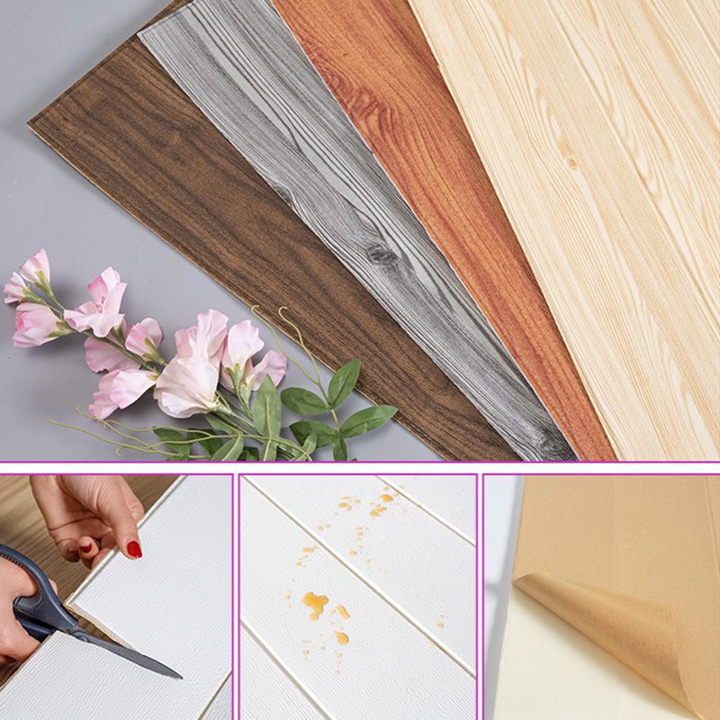 Wohnbereich Wandverkleidung Peel and Stick Holzoptik Design Wasserdichte Wandverkleidung