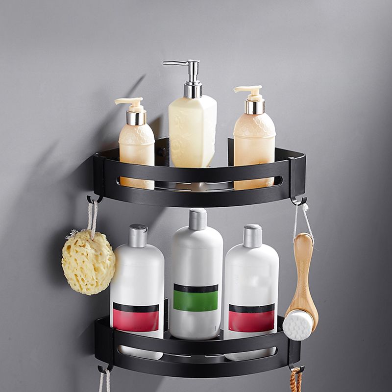 Matt Black Moderne Badezimmer Zubehör Set, Set von 3, Badezimmerregal