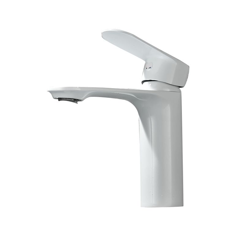 Badezimmer Waschbecken Wasserhahn Hebelgriff Messing Monochrom Badezimmer Wasserhahn