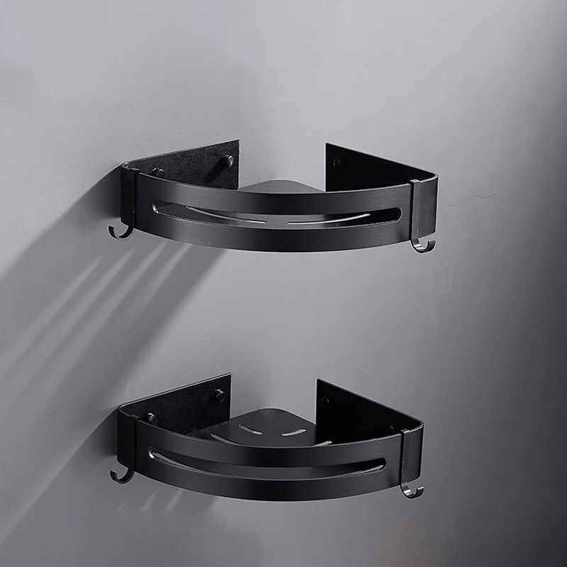 Matt Black Moderne Badezimmer Zubehör Set, Set von 3, Badezimmerregal