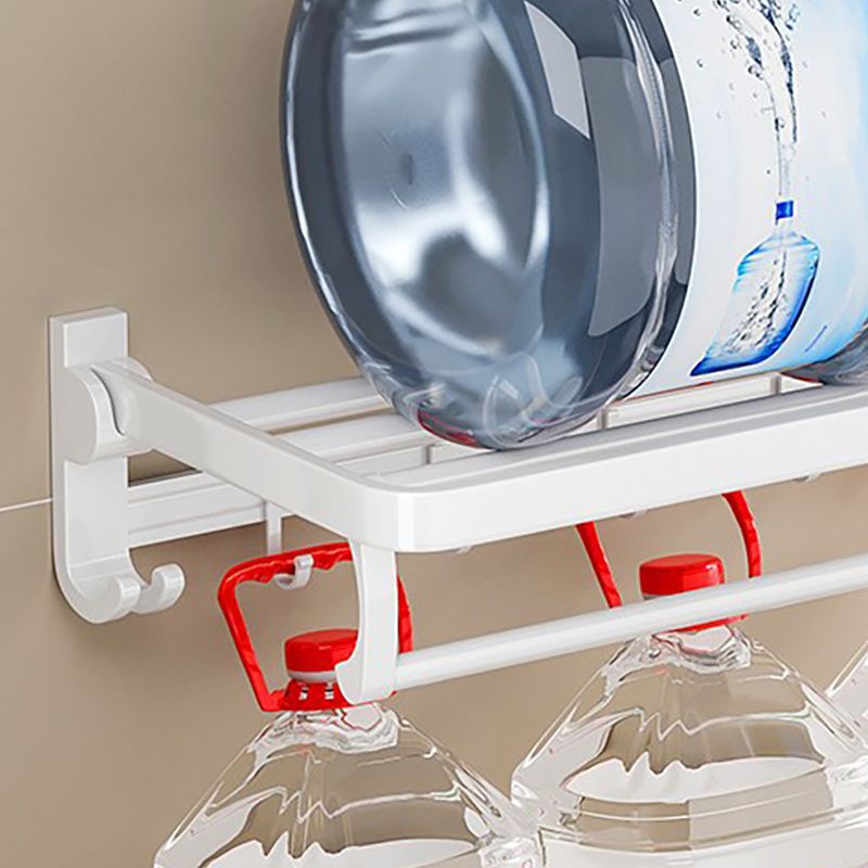 Modernes Badezimmerzubehör Set Handtuchstange Weiß Badregal Badezimmerzubehör Set
