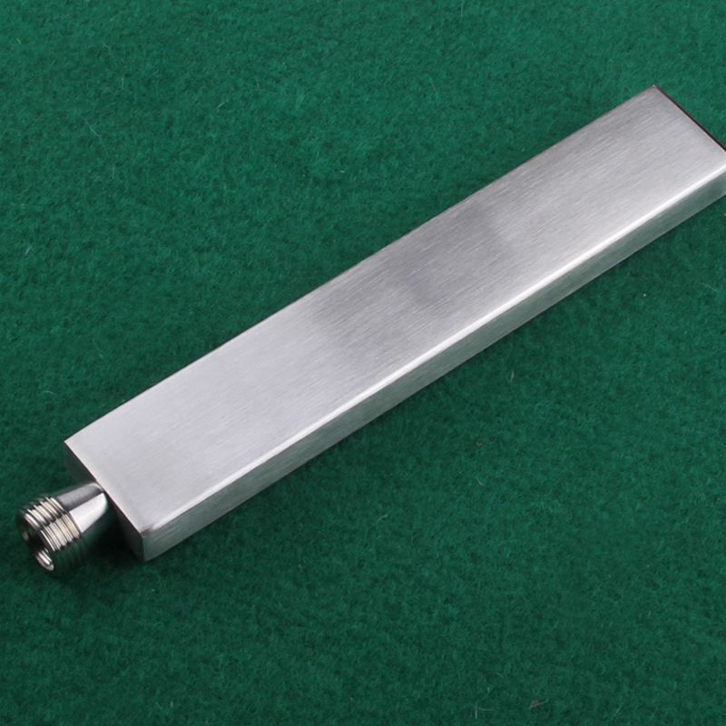 Einfaches Rechteck Duschkopf 304 Edelstahl Handbrause