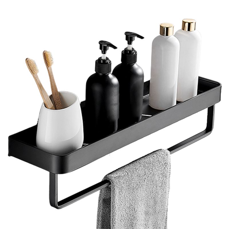 Matt Schwarz Badezimmer Set Modern 1/2 - Stück Edelstahl Badregal