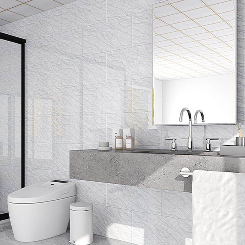 Einzeltile Peel and Stick Spritzschutz Moderner Stil Badezimmer Peel and Stick Spritzschutz