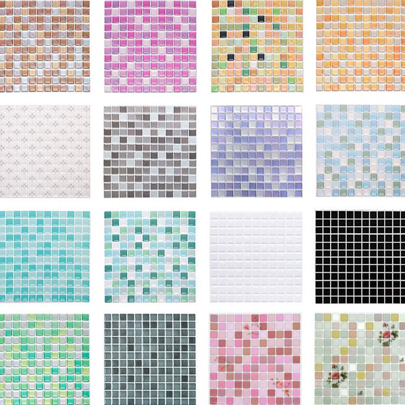 Kunststoff Peel & Stick Mosaikfliese Wasserfeste Peel & Stick Mosaikfliese mit quadratischer Form