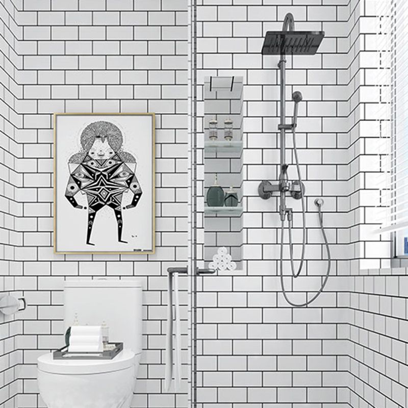Moderne Badezimmer Peel and Stick Wandfliesen Einzelne Fliese Peel and Stick Wandfliese