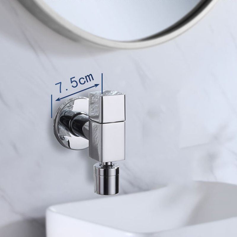 Moderner, wandmontierter Badezimmer-Armaturenknopfgriff aus massivem Messing, rund