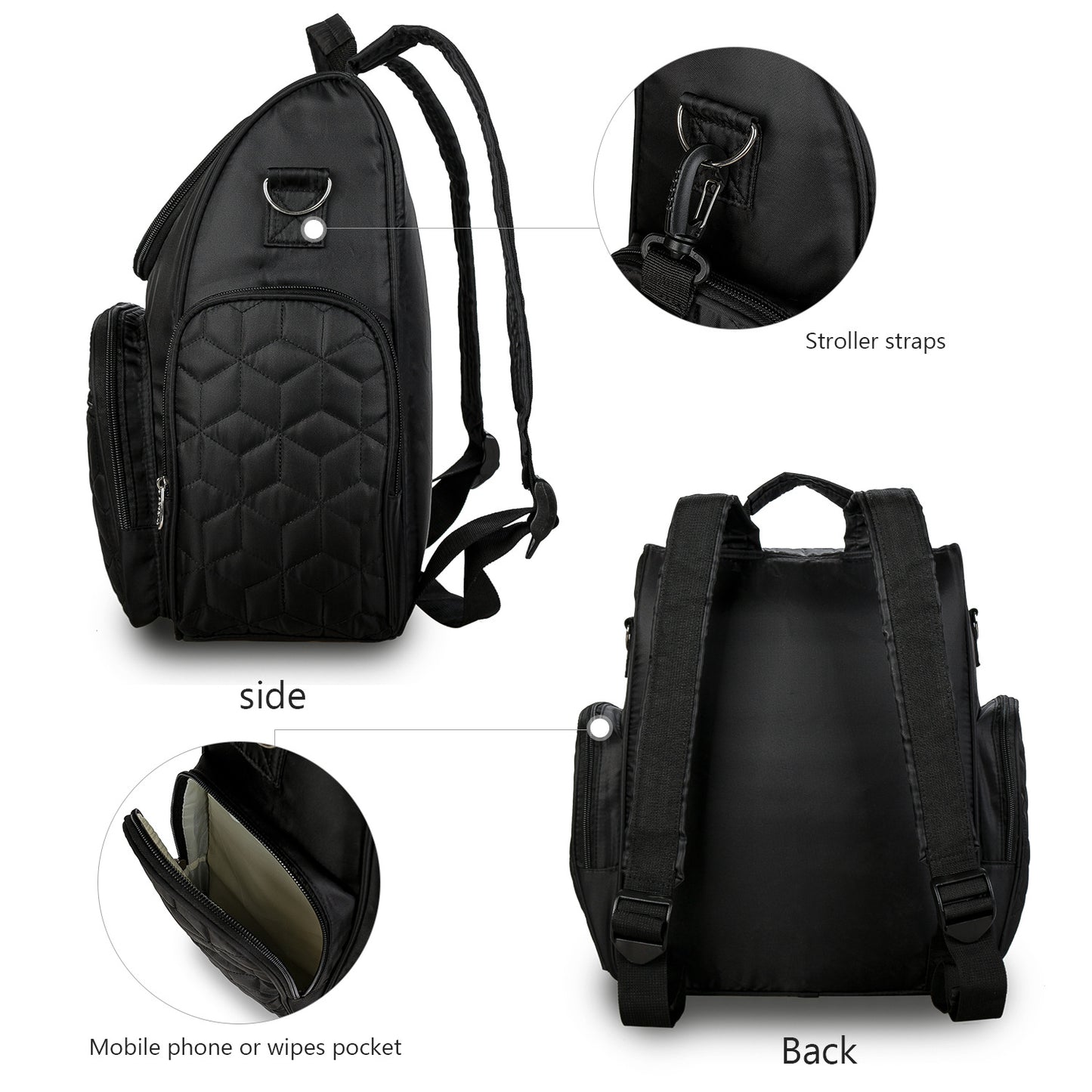 Rucksack mit Vielseitigen Fächern und Isolierbarer Funktion Brehn