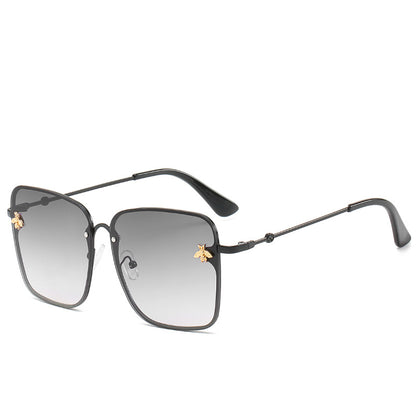 Luxus Übergroße Geometrische Rahmen Sonnenbrille Brehn