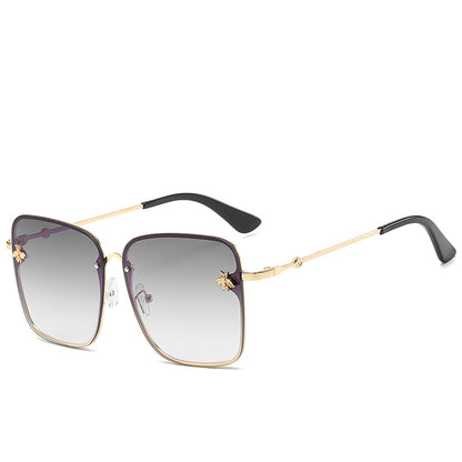 Luxus Übergroße Geometrische Rahmen Sonnenbrille Brehn