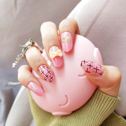Glitzerndes Glamour Press-On Nagelset