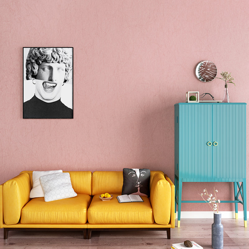 Brehn | Eenvoudig Effen Behangrol voor Slaapkamer 33' L x 20.5" B Wanddecoratie in Pastelkleur