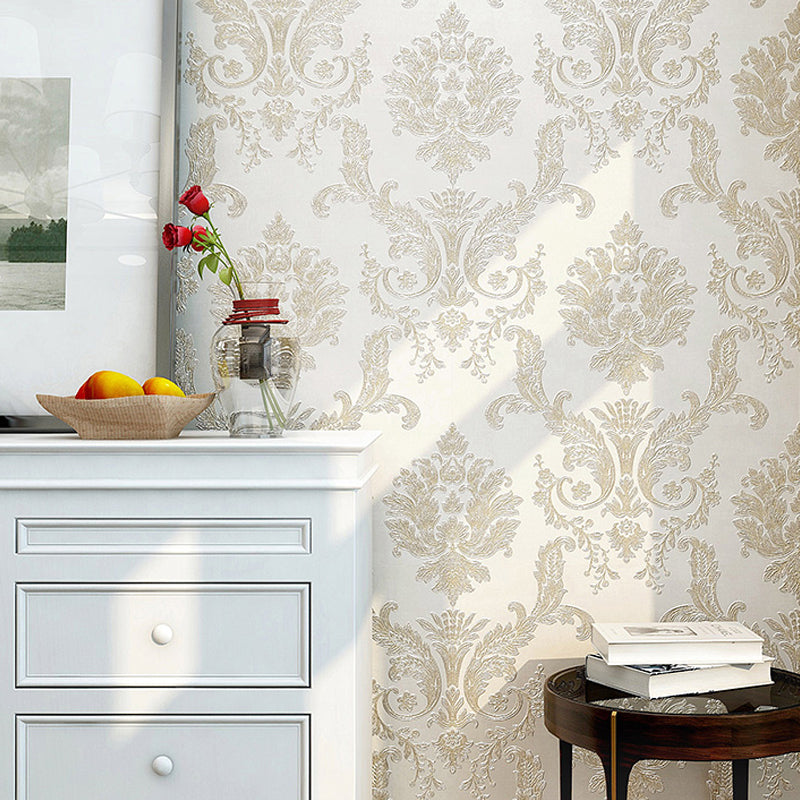 Brehn | Zacht Kleurrijk Luxe Behangrol 54,2 m² Jacquard Muurdecoratie voor de Woonkamer