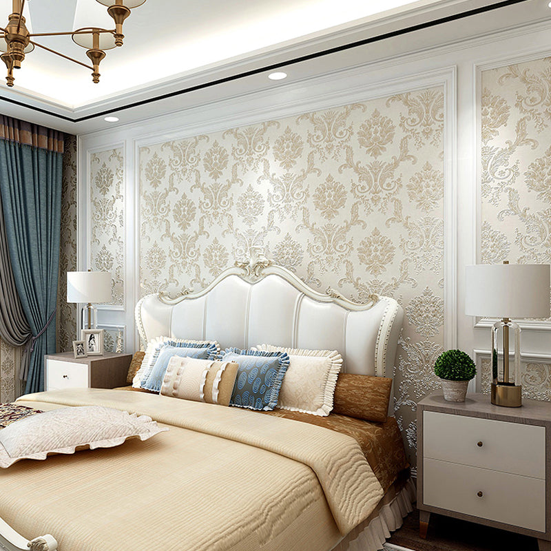 Brehn | Zacht Kleurrijk Luxe Behangrol 54,2 m² Jacquard Muurdecoratie voor de Woonkamer