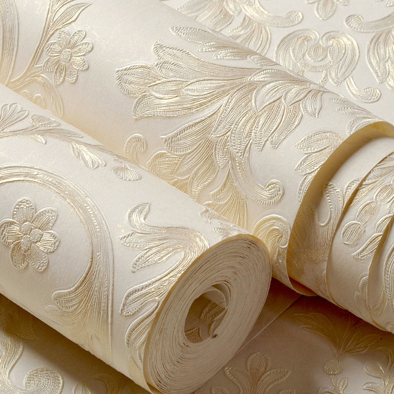 Brehn | Zacht Kleurrijk Luxe Behangrol 54,2 m² Jacquard Muurdecoratie voor de Woonkamer