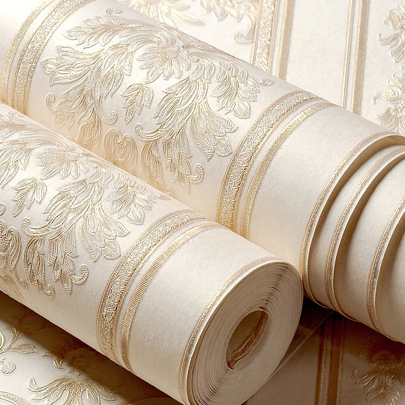 Brehn | Zacht Kleurrijk Luxe Behangrol 54,2 m² Jacquard Muurdecoratie voor de Woonkamer