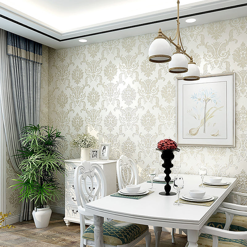 Brehn | Zacht Kleurrijk Luxe Behangrol 54,2 m² Jacquard Muurdecoratie voor de Woonkamer