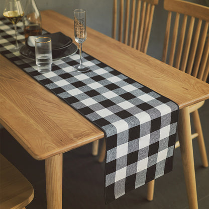Gewebte Tisch-Platzmatte im Buffalo-Check aus Baumwollmix Brehn