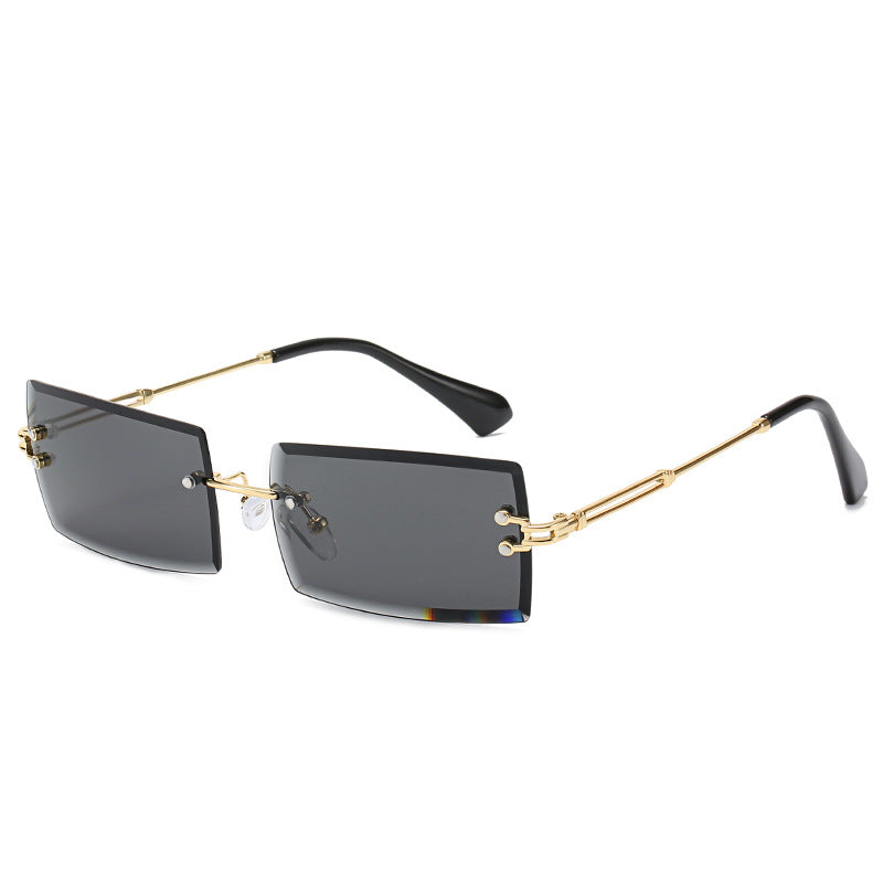 Moderne geometrische Rahmen-Sonnenbrille Brehn