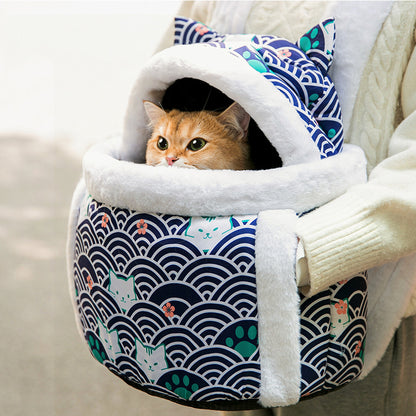 Doppelschulter-Rucksack mit Tiermotiv für Haustiere