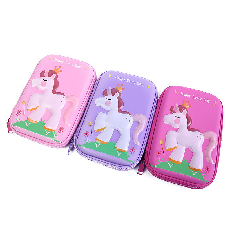 Niedlicher Einhorn-Themen Stiftorganizer