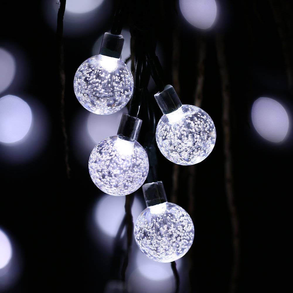 Solarbetriebene Kristallkugel Lichterkette | Brehn