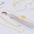 Eleganter gestufter Kettenbrillenhalter Brehn