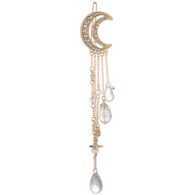 Himmelsmond-inspirierte Dangle-Brosche Brehn