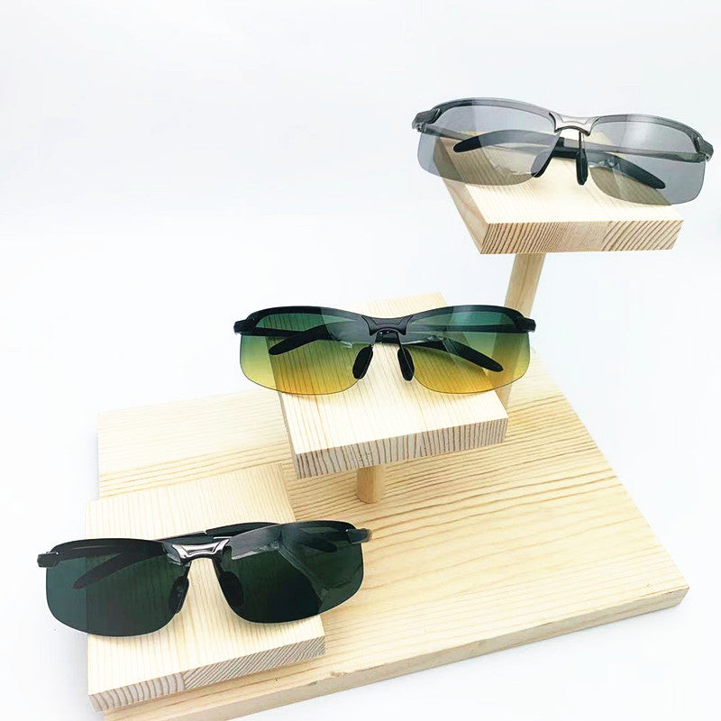 Herren Sportliche Sonnenbrille mit polarisierten Gläsern und flexiblem Rahmen Brehn