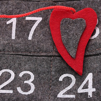 Brehn | Santa Anhänger Weihnachts Countdown Kalender - Weihnachtsgeschenk