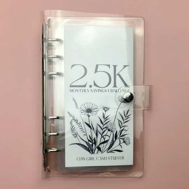12-Monat Umschläge Geldspar-Challenge Binder | Brehn