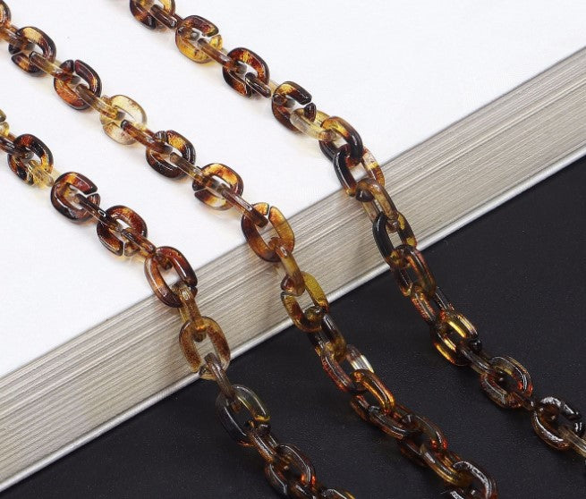 Chunky Harz Brillen Kette Brehn