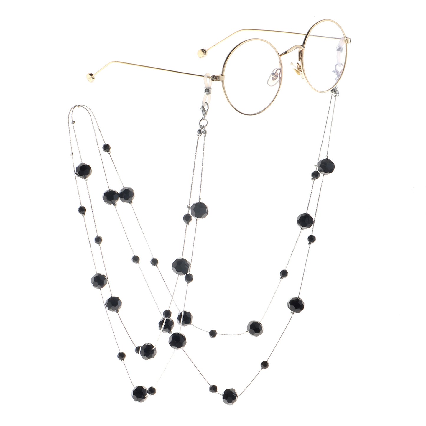 Elegante Perlen Brillen Kette Brehn