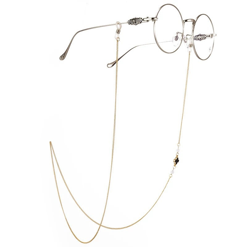 Elegante geschichtete Brillen Kette Brehn
