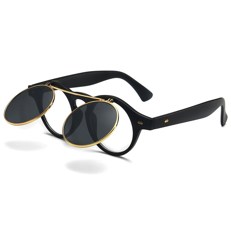 Damen elegante Sonnenbrille mit doppeltem Rahmen Brehn