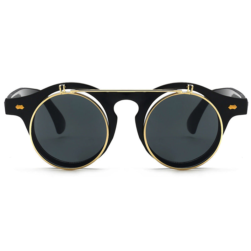 Damen elegante Sonnenbrille mit doppeltem Rahmen Brehn
