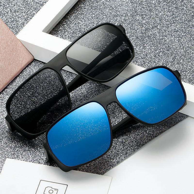 Damen Sportliche Sonnenbrille mit robustem Rahmen und polarisierten Gläsern Brehn