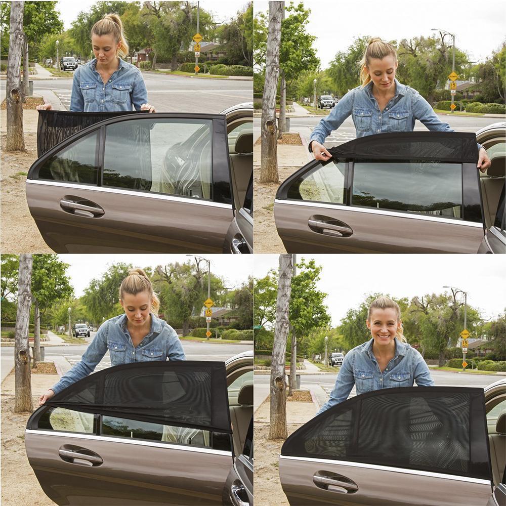 Brehn | Auto-Seitenfenster-Schatten, 1 Paar/ 2 Packungen