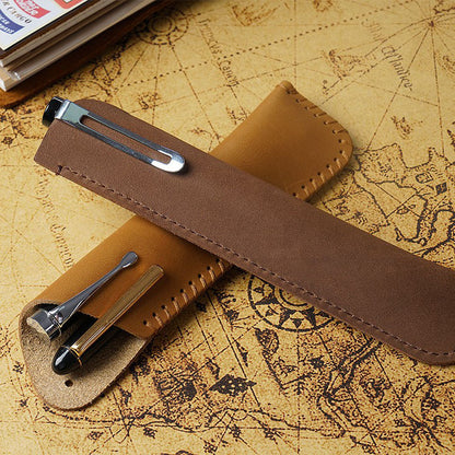 Leder Bleistift Rolltasche