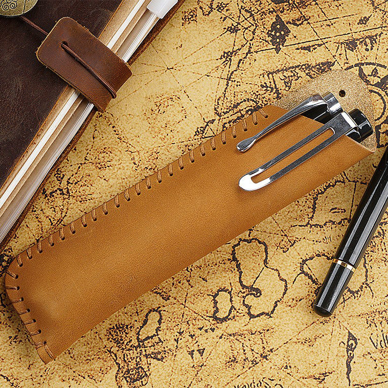 Leder Bleistift Rolltasche