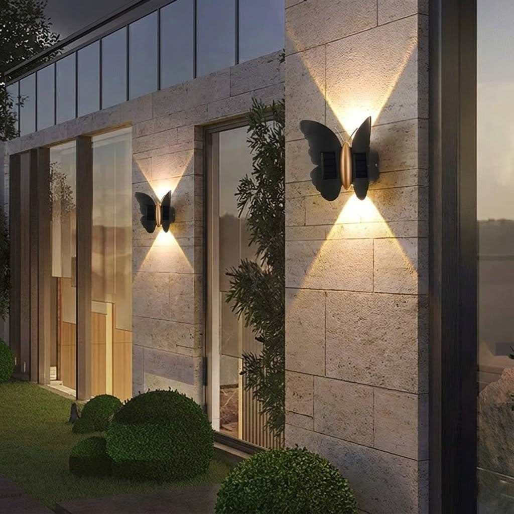 Butterfly Life Solarbetriebene Außenlampe