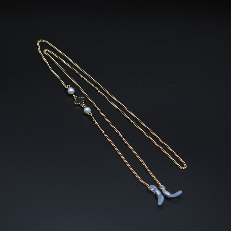 Elegante geschichtete Brillen Kette Brehn