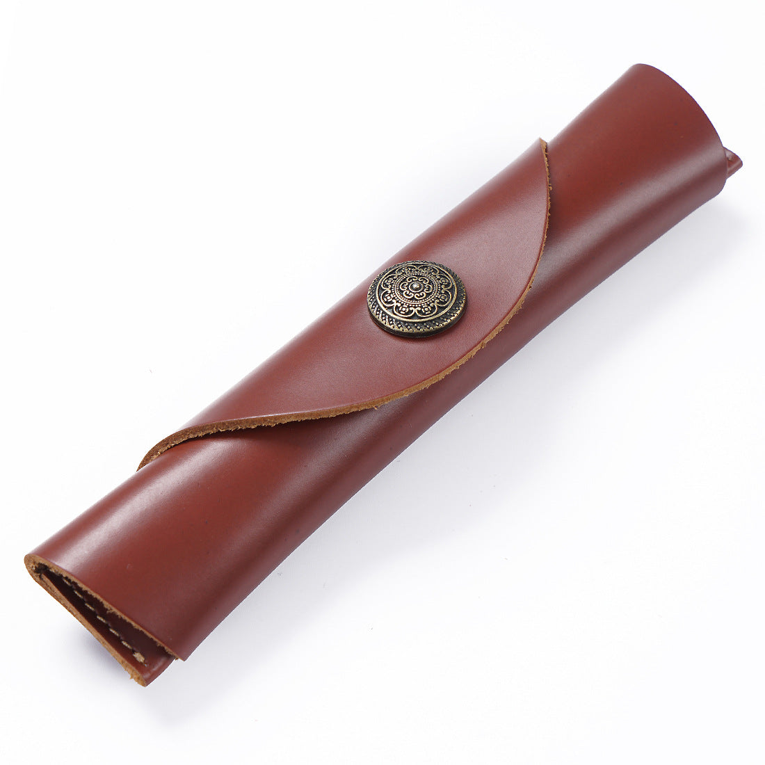 Handgefertigtes Leder Bleistiftrolle Etui