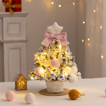 Mini-Weihnachtsbaum mit Schnee-Effekt