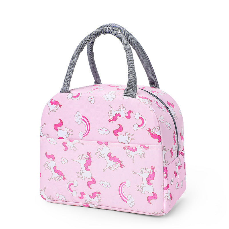 Stylische Blumen isolierte Lunch Tasche