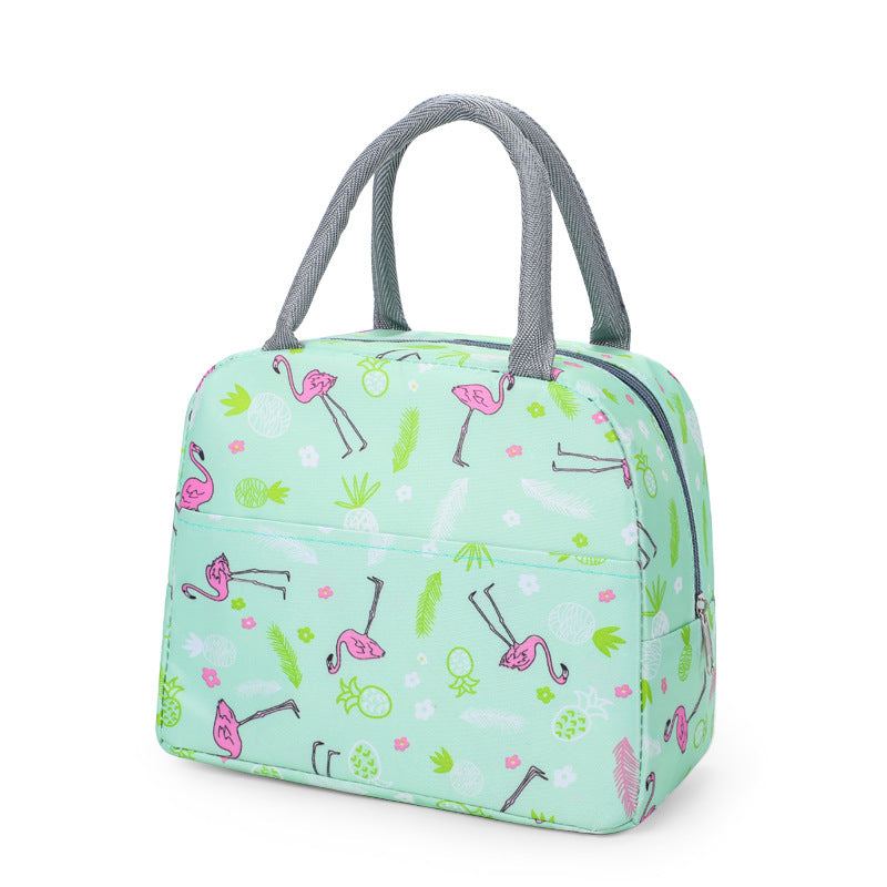 Stylische Blumen isolierte Lunch Tasche