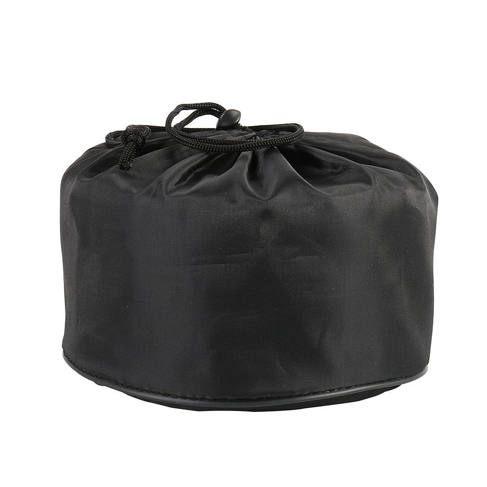 leichtgewichtiges antihaft Camping Kochgeschirr Set mit faltbarem Wasserkocher, Topf, Pfanne, Edelstahlutensilien, Silikonuntersetzer und Tragetasche Brehn