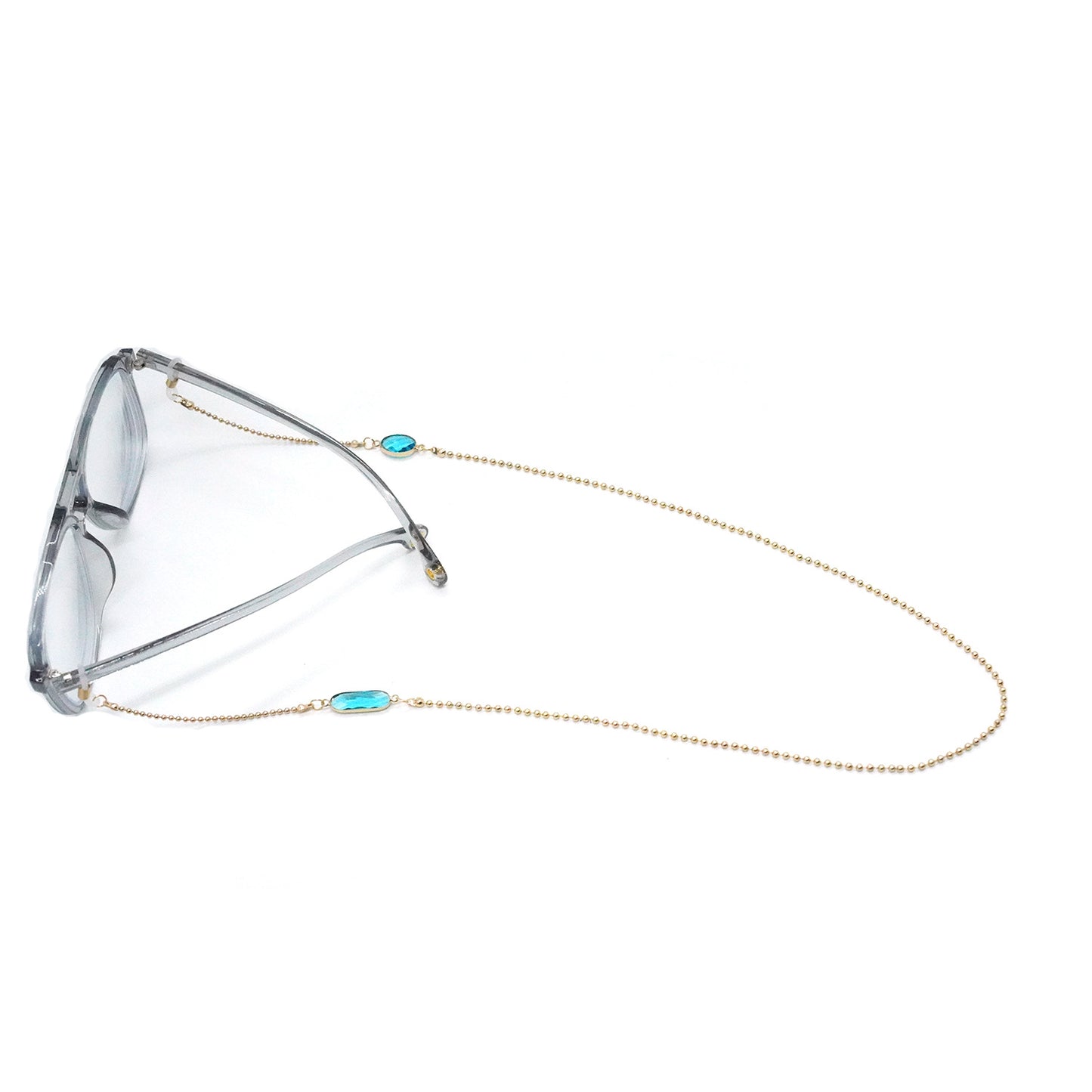 Elegante Edelstein Brillen Kette Brehn