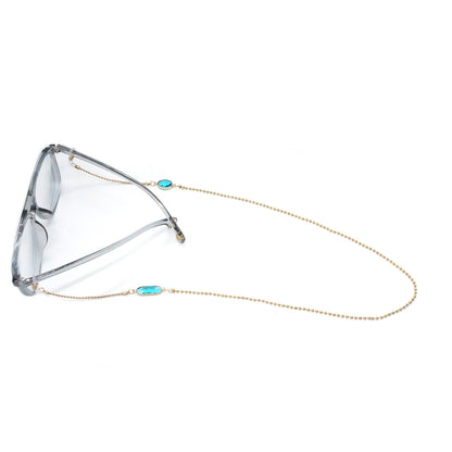 Elegante Edelstein Brillen Kette Brehn