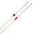 Elegante steinverzierte Brillenband Brehn